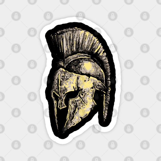 Roman helmet Magnet by Lamink