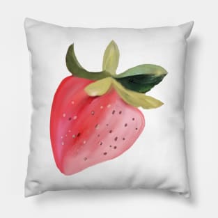 Strawberries For Garnish Pillow