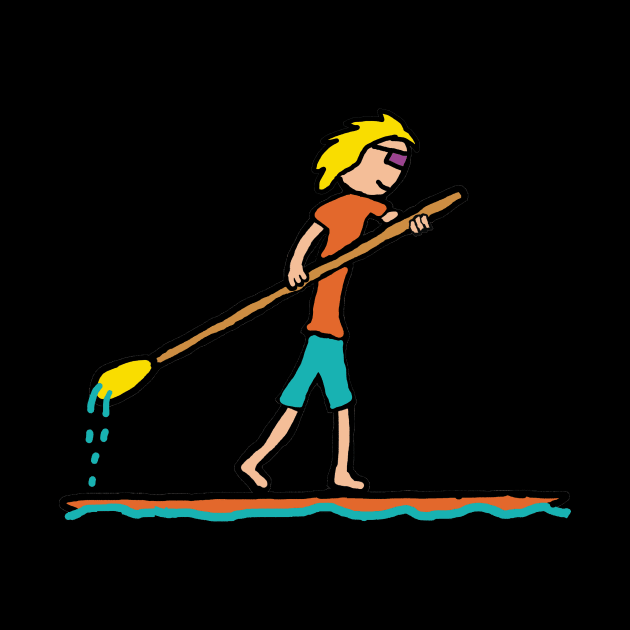 SUP Standup Paddleboard by Mark Ewbie