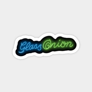 Glass Onion Neon Bar Sign Magnet