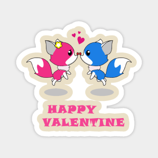 Happy Valentines Day Romantic Holiday February 14 T-Shirt Magnet