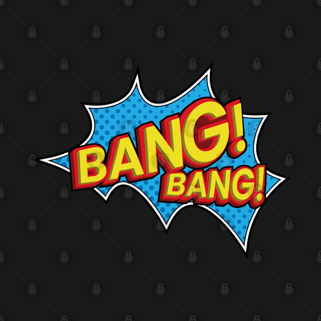 Bang! Bang! Onomatopoeia by Adrian's Outline