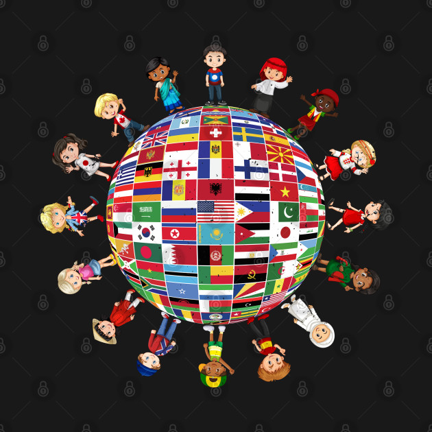 Discover Cultural Diversity Kids Around The Globe - Diversity - T-Shirt