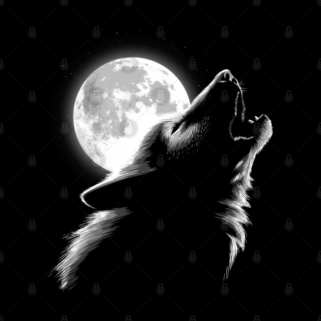 Wolf moon by albertocubatas