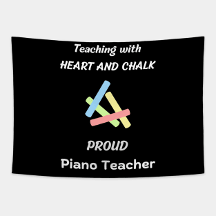 piano teacher gift - design for piano instructors and piano keyboard teacher musician Tapestry