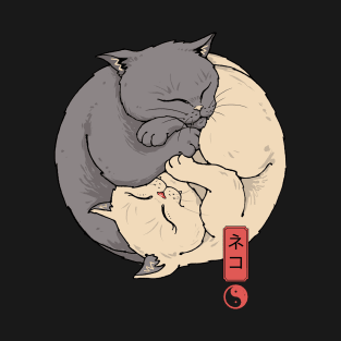 Yin Yang Cats T-Shirt