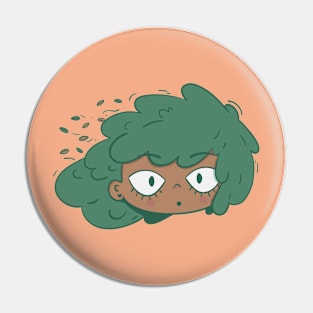 Green Girl Pin