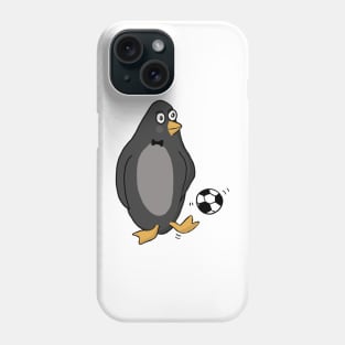 Cute Cartoon Soccer Penguin Phone Case