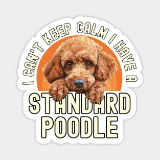 I Can't Keep Calm I Have A Standard Poodle Magnet