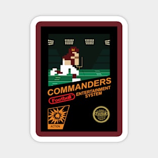 Commanders Football Team - NES Football 8-bit Design Magnet