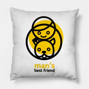 Man's Best Friend Pillow