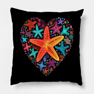 Starfish Valentine Day Pillow