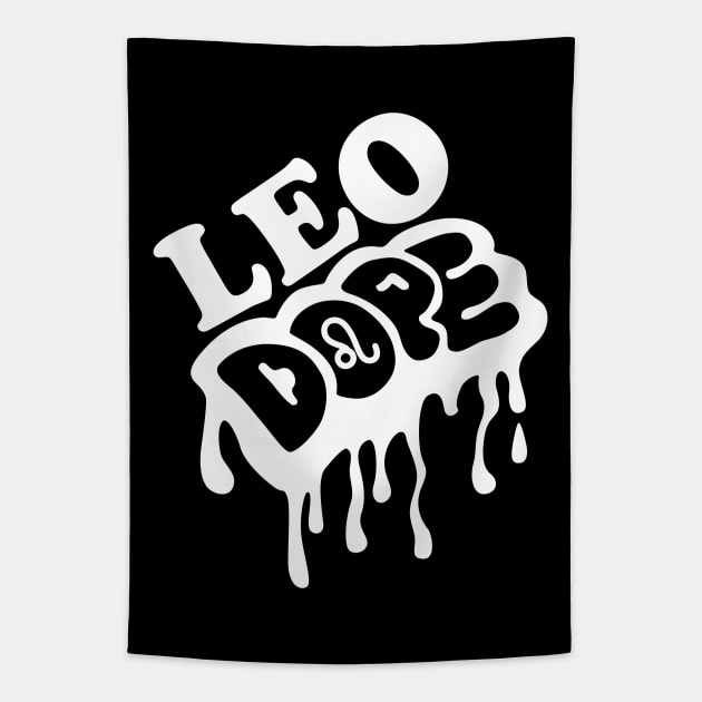Leo Dope Zodiac Sign Tapestry by ThyShirtProject - Affiliate