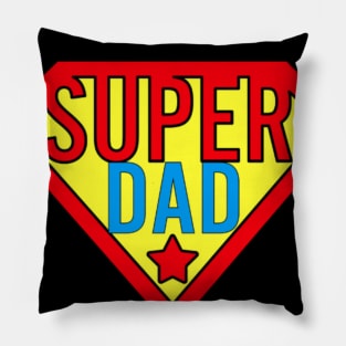 fathers' day, super dad Pillow