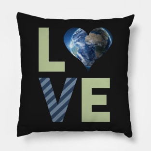 Vintage Love Earth Day retro love the Earth Day Pillow