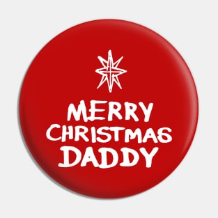 Merry Christmas Daddy B Pin