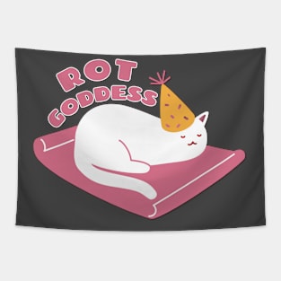 Rot Goddess Cat Tapestry