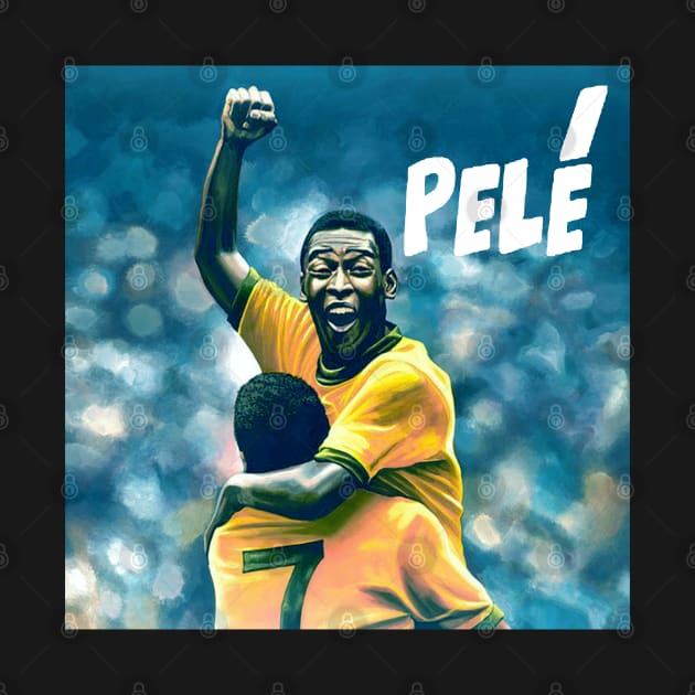 Pele Football Legend by Vamp Pattern