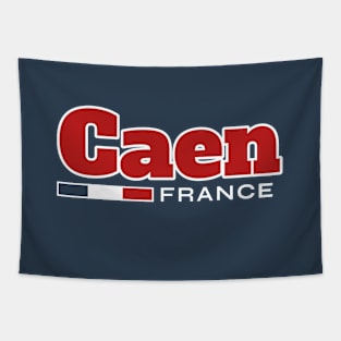 Caen France Retro Tapestry