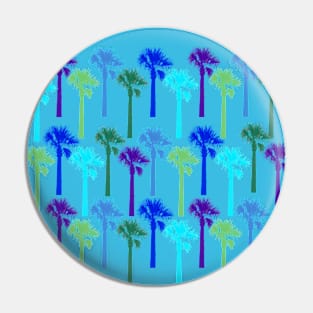 Tropical Palm Trees Pin