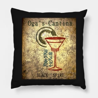 Oga's Cantina Black Spire Outpost Pillow