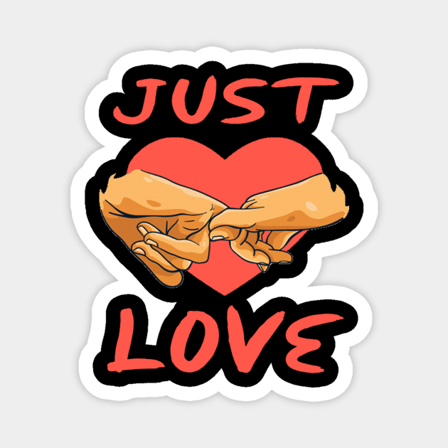 Just Love Magnet by printydollars