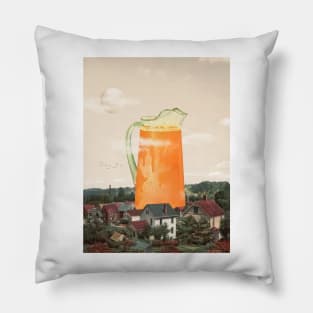 Drink - Surreal/Collage Art Pillow