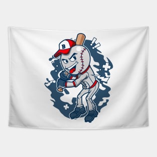 BASEBALL MASCOT Tapestry