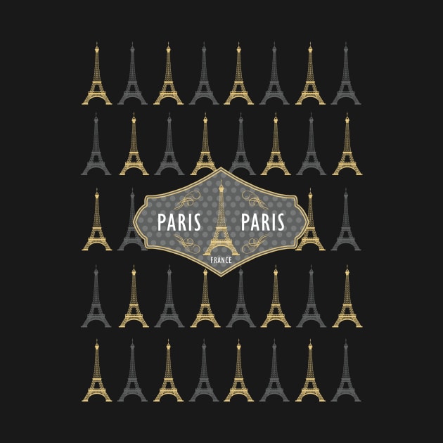 Eiffel Tower Paris by Krepas