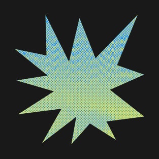 Comic Book Halftone Burst: A Explosive Blast of Retro Style T-Shirt