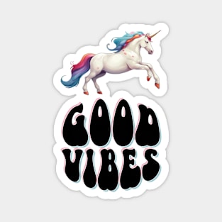 Good vibes unicorn Magnet