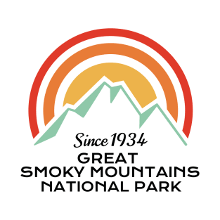 Great Smoky Mountains National Park Retro T-Shirt