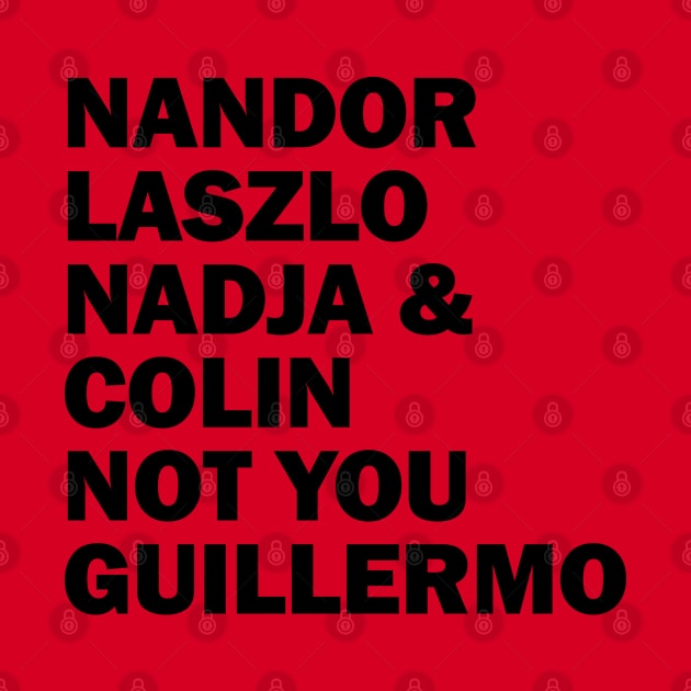 Nandor Laszlo Nadja And Colin Not You Guillermo by valentinahramov