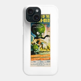 INVASION OF THE SAUCER MEN Retro Alien Sci Fi Vintage Movie Phone Case