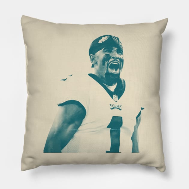 Number One Of Philadelphia Eagles Pillow by Campfire Classic