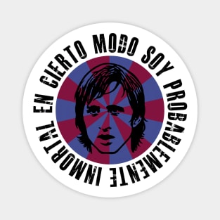 Cruyff design in Barça colours with quote Magnet