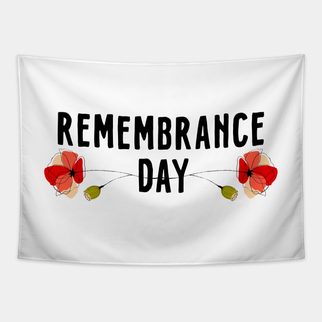 Remembrance Day - Poppy Day Tapestry by Acid_rain