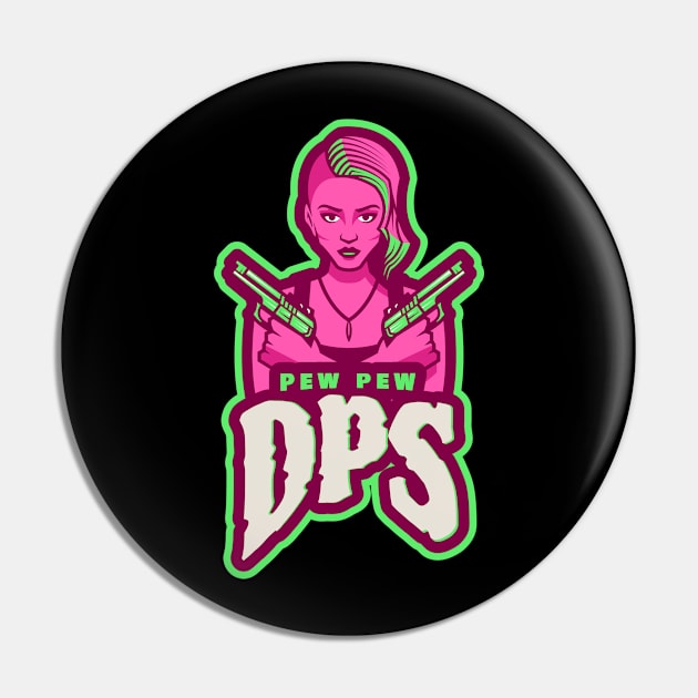 DPS (Pew Pew) Pin by Malficious Designs