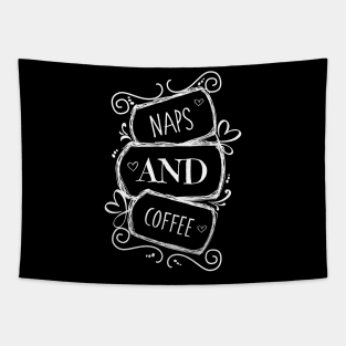 Naps and Coffee Tapestry