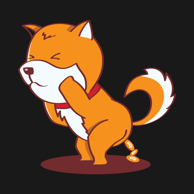 Dogecoin laughs at bitcoing by APDesign