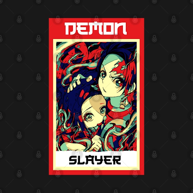 demon slayer retro by FIFTY CLOTH