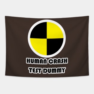 Human Crash Test Dummy Tapestry