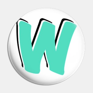 Letter W Pin