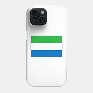 Sierra Leone flag Phone Case