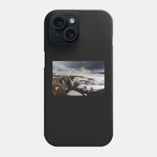 Kirkjufell Famous Travel Destination Fist of the First Men in Iceland Phone Case