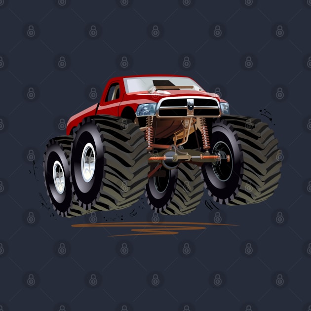 Cartoon Monster Truck by Mechanik