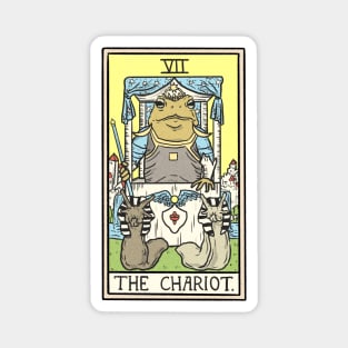 The Chariot Toad Tarot Magnet