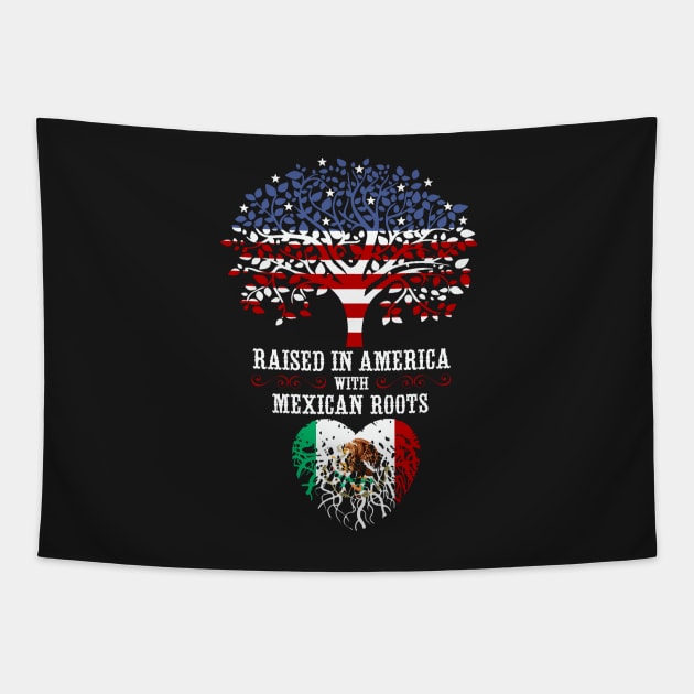 Raised in America with Mexican Roots. Tapestry by Artizan