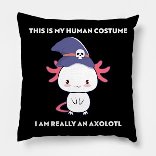 This is my human costume i'm really an axolotl Pillow