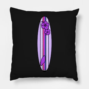 Bisexual Flag Surfboard - Purple Pillow